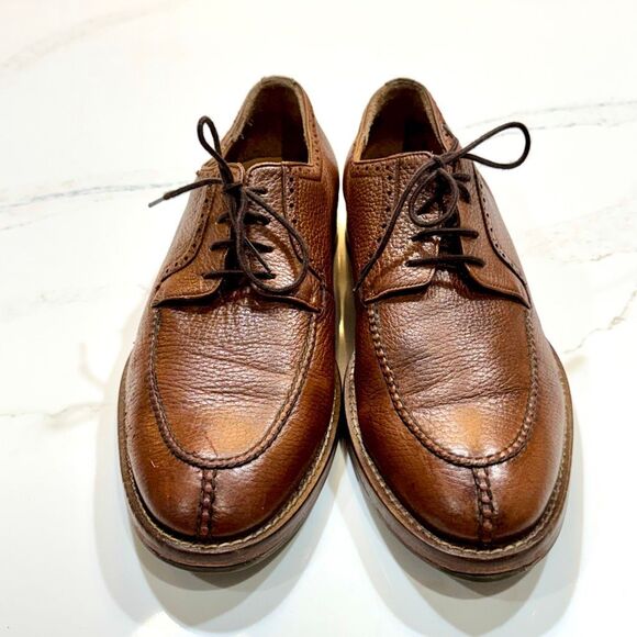 Alan Payne Brown Leather Split Toe Lug Sole Oxfords. Size 10. main image 10